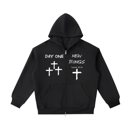 "Day One" Religious Hoodie